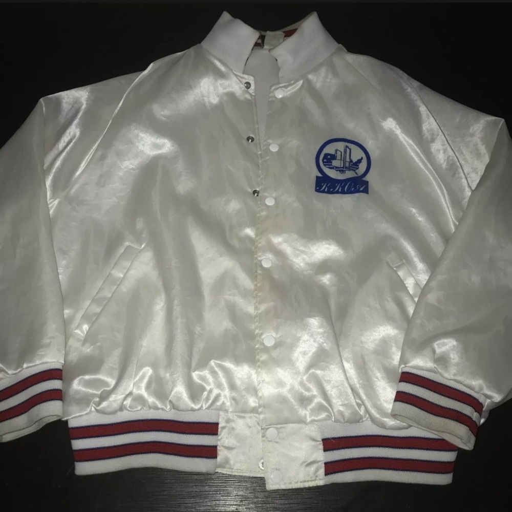 Kustom Kemps Of America White Windbreaker Jacket